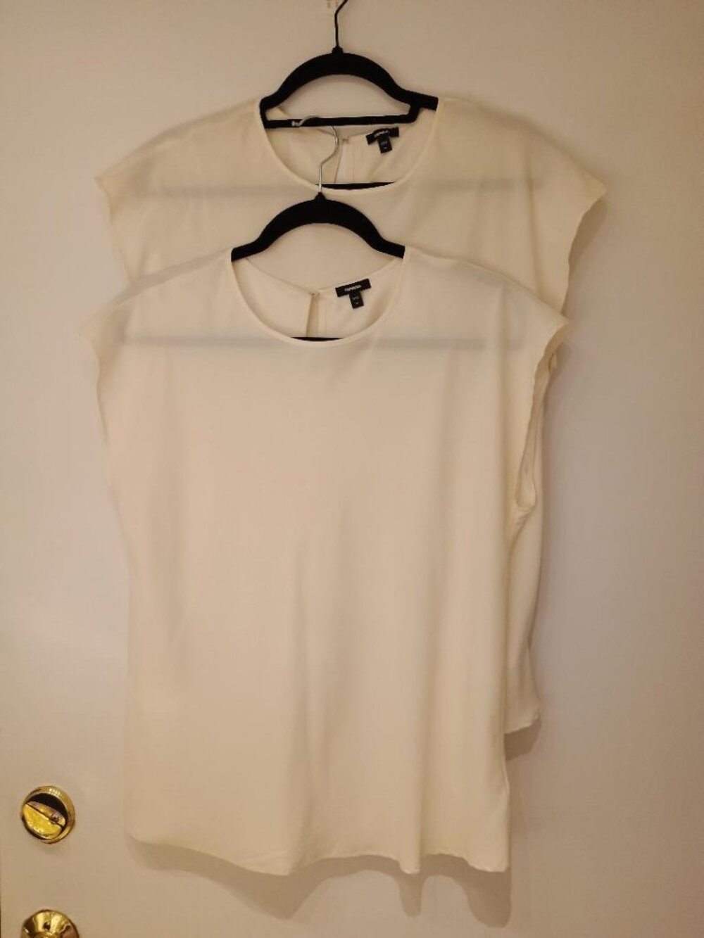 Express Blouses (Set of 2) Off White and White Size Medium